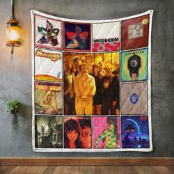 Mushroom Album Covers Quilt Blanket and Home Decor