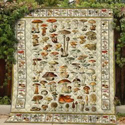 Mushroom Quilt Blanket Dhc1501567Vt and Home Decor