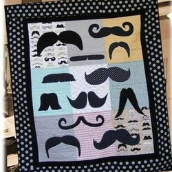 Mushtache Love Clp170625 Quilt Blanket and Home Decor
