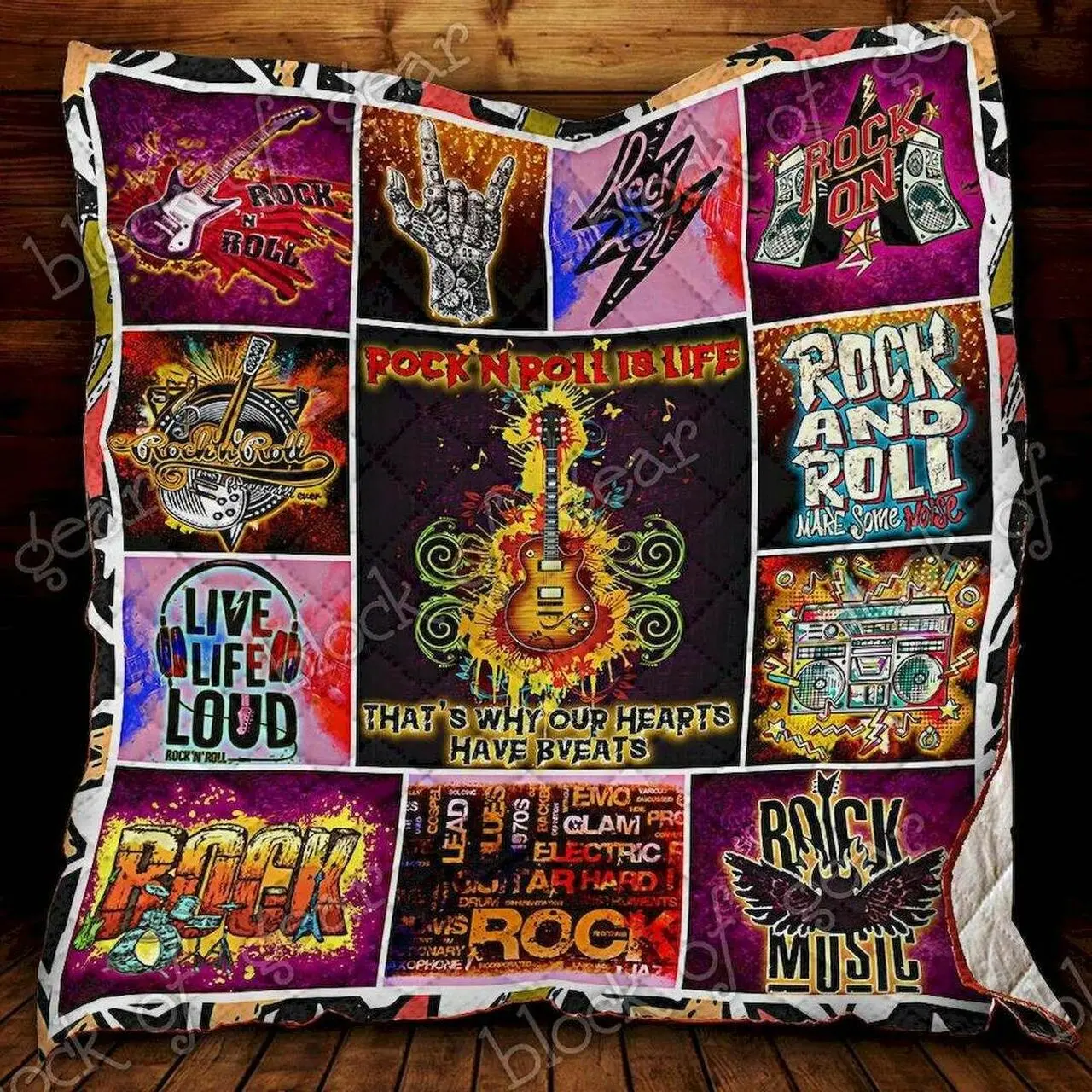 Music Cld190741 Quilt Blanket and Home Decor