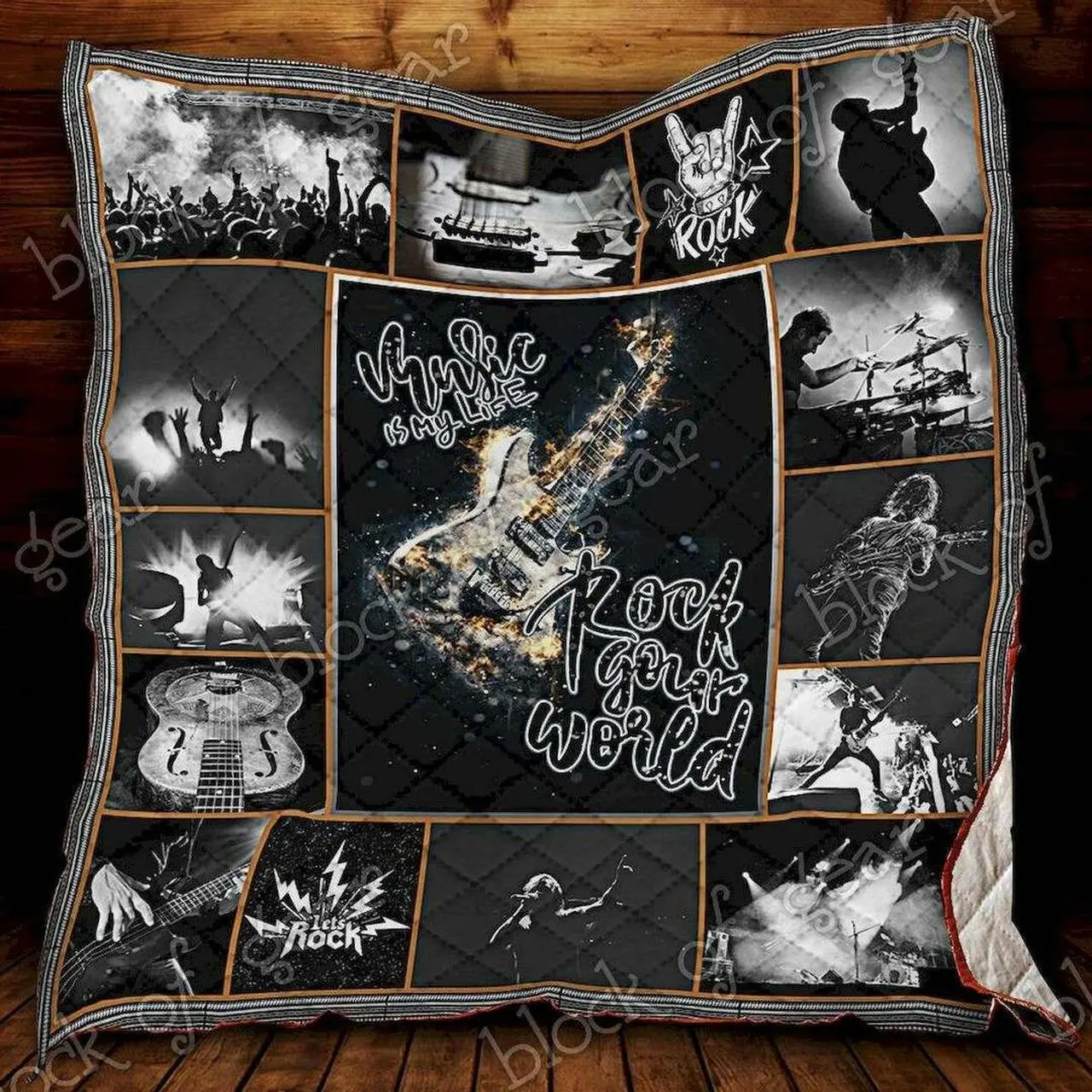 Music Cld190742 Quilt Blanket and Home Decor