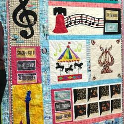 Music Clm250638 Quilt Blanket and Home Decor