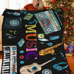 Music Jfj Quilt Kow and Home Decor