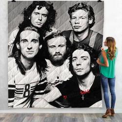 Musical Artists 80S Genesis 1D 3D Customized Personalized Quilt Blanket and Home Decor