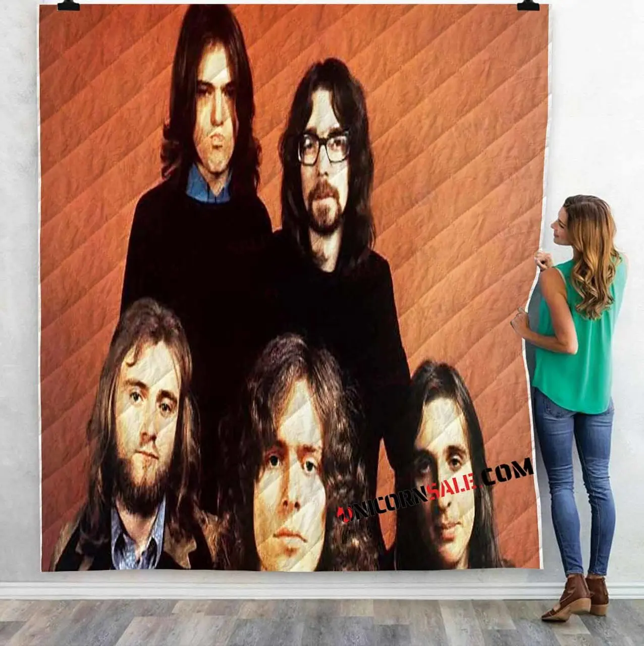 Musical Artists 80S Genesis 4N 3D Customized Personalized Quilt Blanket and Home Decor