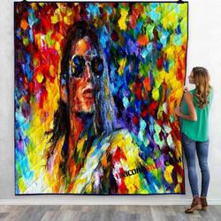 Musical Artists 80S Michael Jackson1N 3D Customized Personalized Quilt Blanket and Home Decor