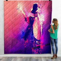 Musical Artists 80S Michael Jackson3N 3D Customized Personalized Quilt Blanket and Home Decor