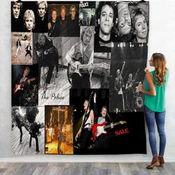 Musical Artists 80S The Police2V 3D Customized Personalized Quilt Blanket and Home Decor