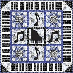 Musicalcl070669 Quilt Blanket and Home Decor
