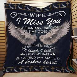 My Beloved Wife Cl22100368Mdq Quilt Blanket and Home Decor
