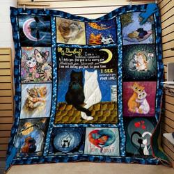 My Darling Cat Lady Cl19100587Mdq Quilt Blanket and Home Decor