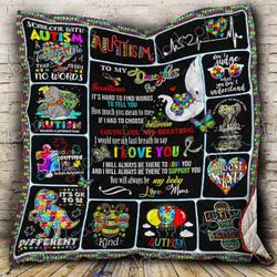 My Daughter Autism Ah Quilt Derqli and Home Decor