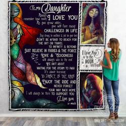My Daughter I Will Always Be There To Support You Nightmare Quilt Ko and Home Decor