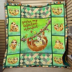My Everything Sloth Quilt Blanket  Quilt and Home Decor