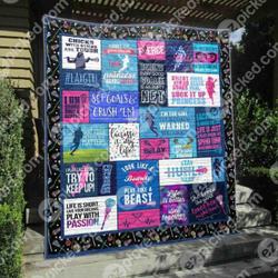 My Goal Is To Deny Yours Quilt Blanket Aq55  Quilt and Home Decor