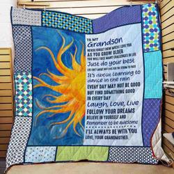 My Grandson I Love You Quilt Bt04_0608  Quilt and Home Decor