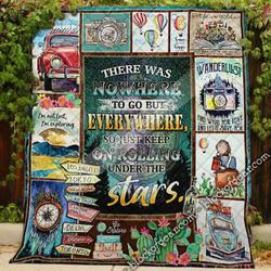 My Heart Was Made To Travel Wanderlust Gs-Cl-Ld3012 Quilt Blanket and Home Decor