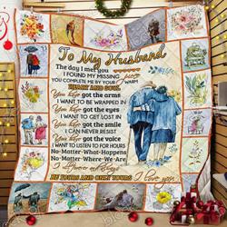 My Husband I Love You Cl14100345Mdq Quilt Blanket and Home Decor