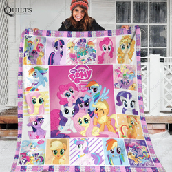 My Little Pony Quilt Blanket Tn071207 and Home Decor