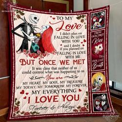 My Love Once We Met Quilt Gg and Home Decor