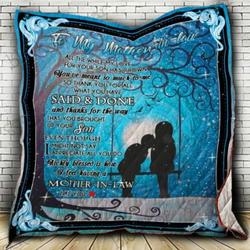 My Mother-In-Lawthank You Cl22100381Mdq Quilt Blanket and Home Decor