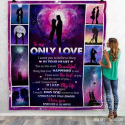 My Only Love I Have Seen The Best Of You Quilt Bt and Home Decor