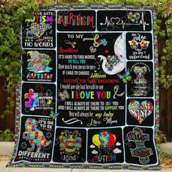 My Son Autism Blanket Kc1807 Quilt and Home Decor