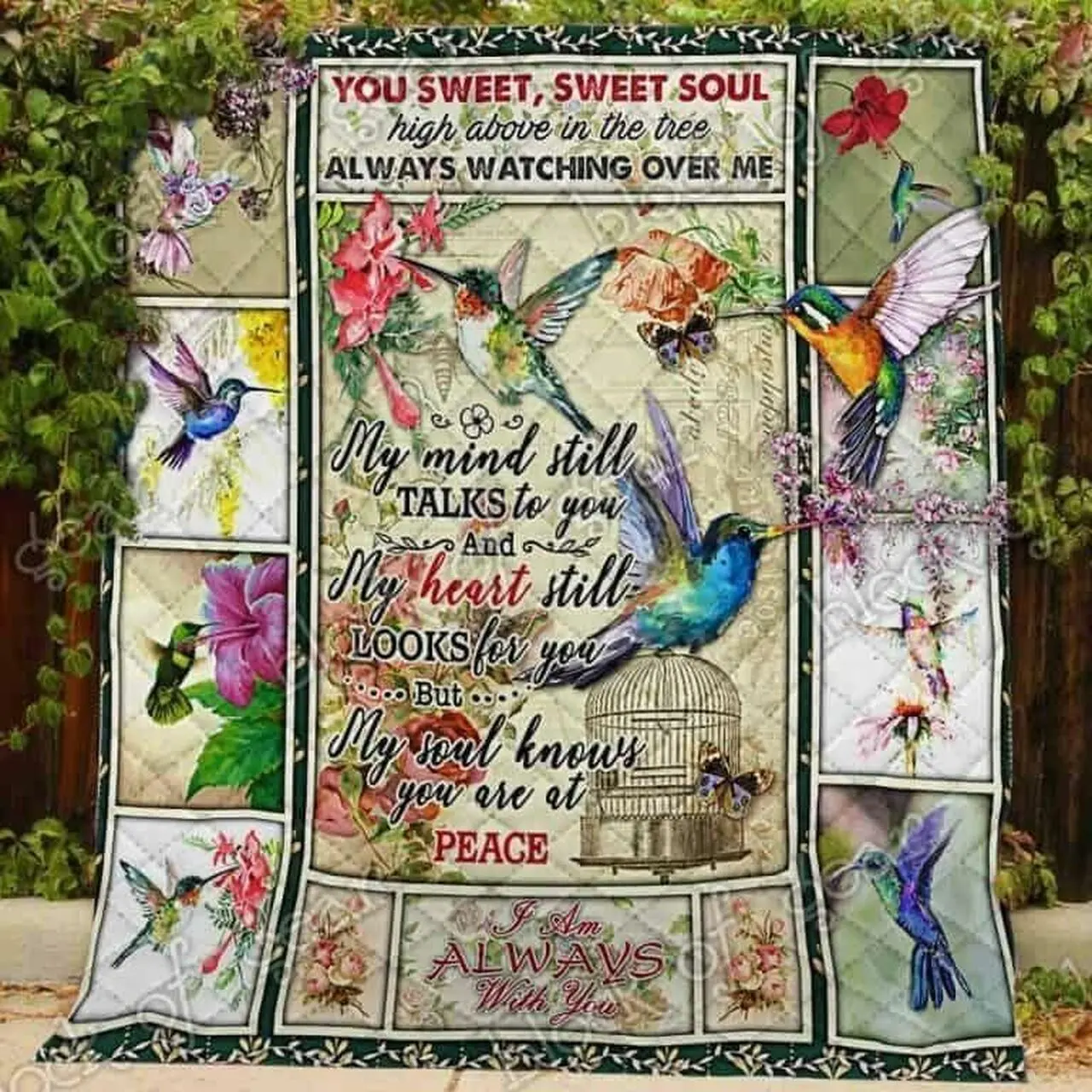 My Soul Knows You Are At Peace Ah Quilt Derqba and Home Decor