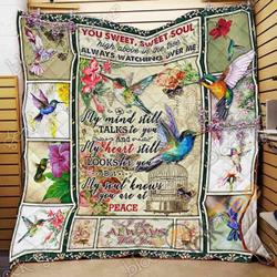 My Soul Knows You Are At Peace Blanket KC1807 Quilt and Home Decor