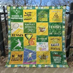 My Tennis Season Never Ends Pkd240691 Quilt Blanket and Home Decor