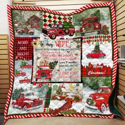 My Wife I Love You More Than I Can Say Quilt and Home Decor