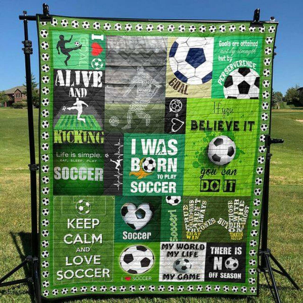 My World My Life My Game Quilt Blanket Tm99 Quilt and Home Decor