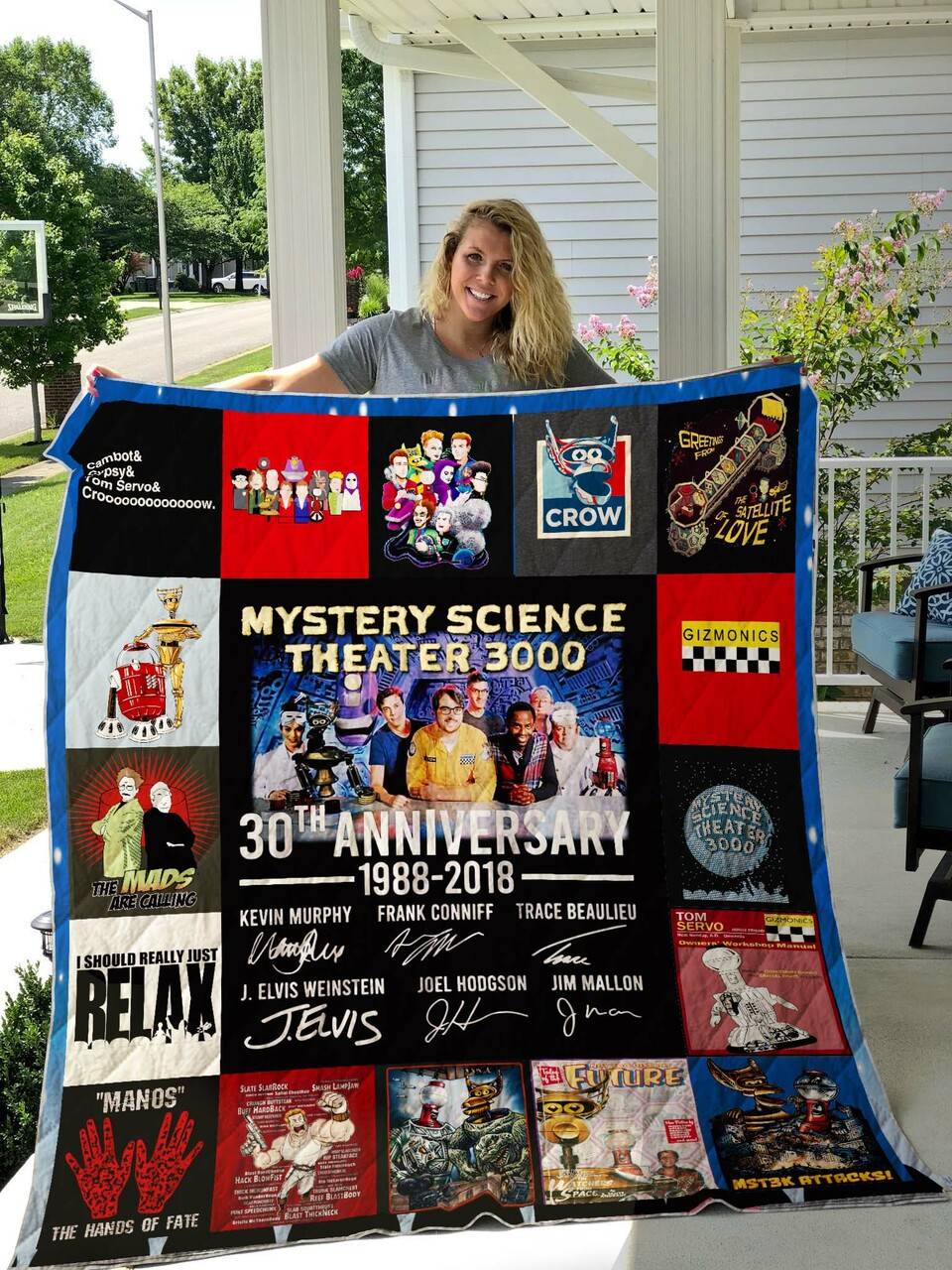 Mystery Science Theater 3000 Quilt Blanket and Home Decor