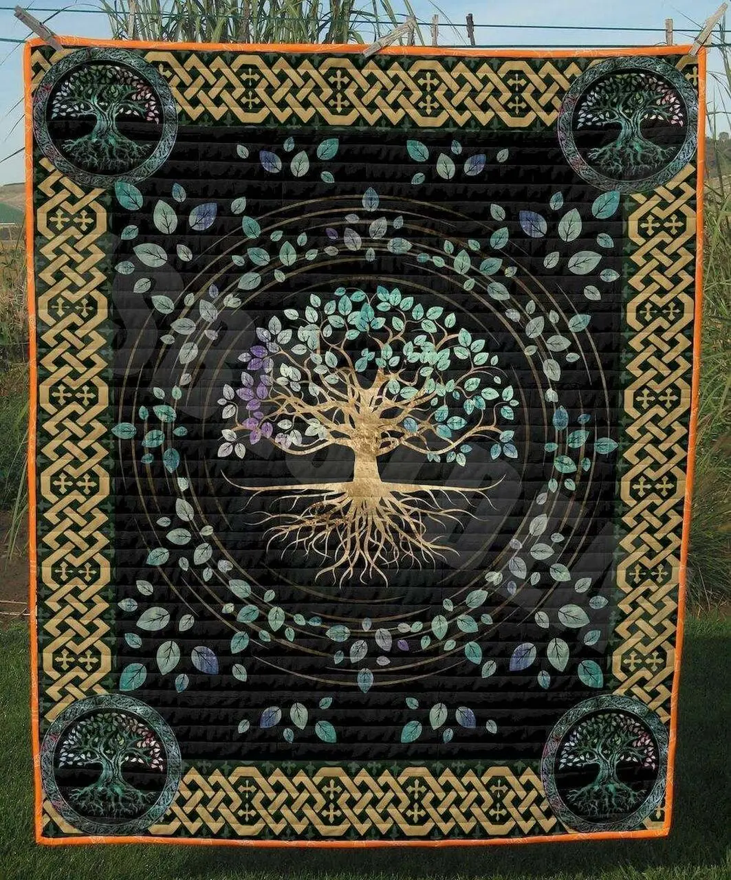 Mystery Tree Hur Quilt lz and Home Decor