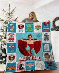 Nacho Libre Quilt Blanket 02190 and Home Decor