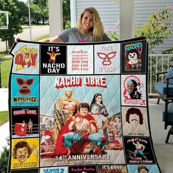 Nacho Libre Quilt Blanket All Season Plus Size Quilt Blanket and Home Decor