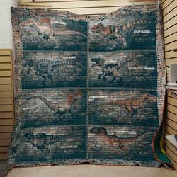 Name Of Dinosaur Quilt  and Home Decor