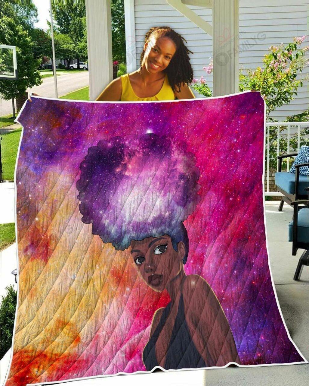 Naptural Hair Styles TH2309339CL Quilt Blanket and Home Decor