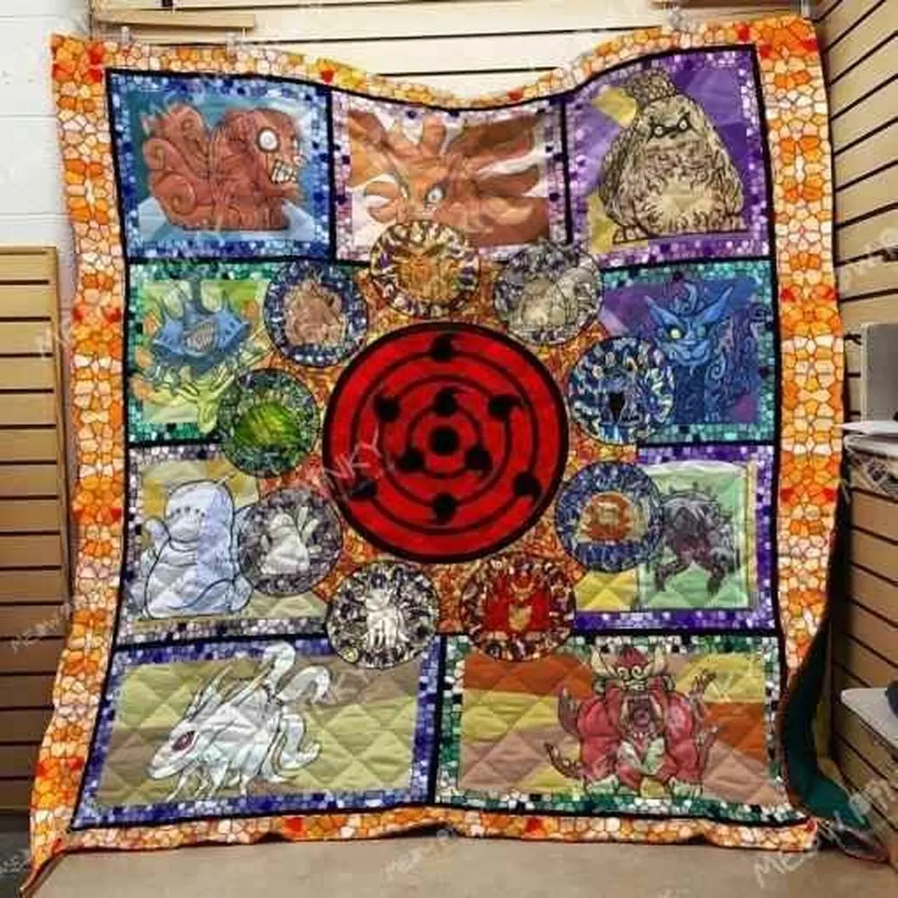 Naruto Young Tailed Beasts Blanket Th0907 Quilt and Home Decor
