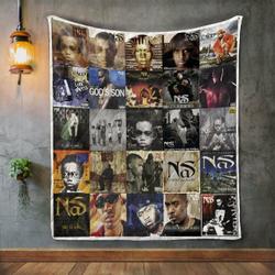 Nas Album Covers Quilt Blanket and Home Decor
