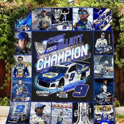Nascar Chase Elliott 2020 Champion Quilt  Hothot 241120 and Home Decor