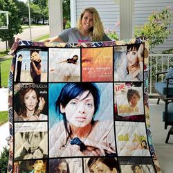 Natalie Imbruglia Quilt Blanket and Home Decor