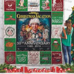 National Lampoon’S Christmas Vacation Poster Quilt 9 and Home Decor