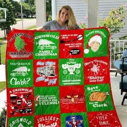 National LampoonS Christmas Vacation Quilt Blanket 01085  Quilt and Home Decor