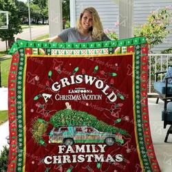 National LampoonS Christmas Vacation Quilt Blanket 01445  Quilt and Home Decor