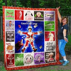National Lampoon’S Christmas Vacation Quilt Blanket 01711 and Home Decor