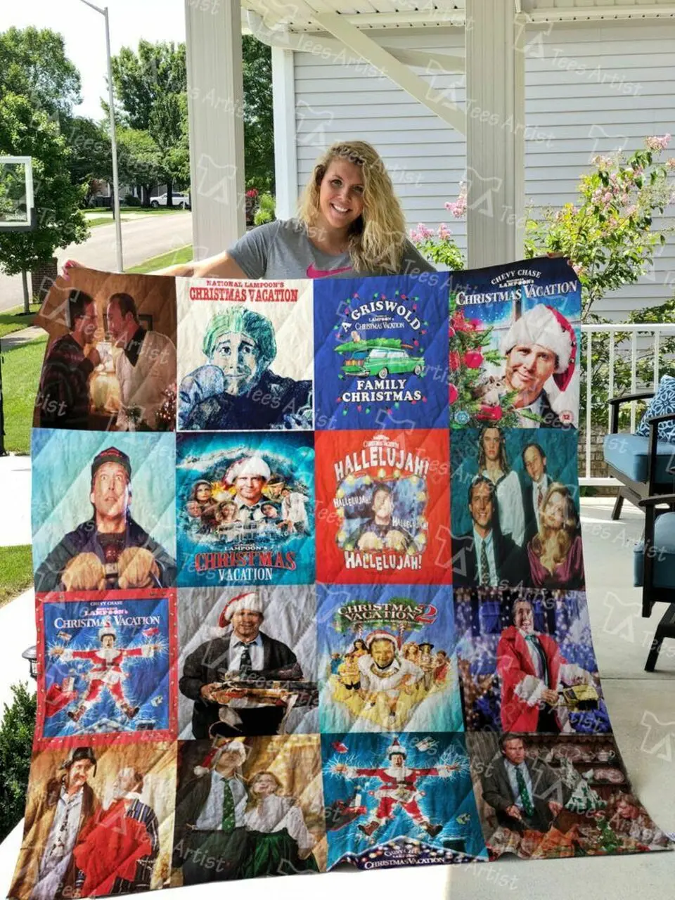 National LampoonS Christmas Vacation Quilt Blanket 0658 and Home Decor