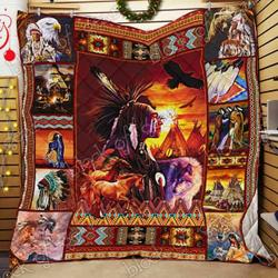 Native American Cl14100349Mdq Quilt Blanket and Home Decor