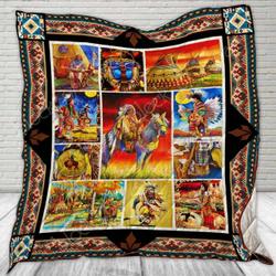 Native American Cl2100372Mdq Quilt Blanket and Home Decor