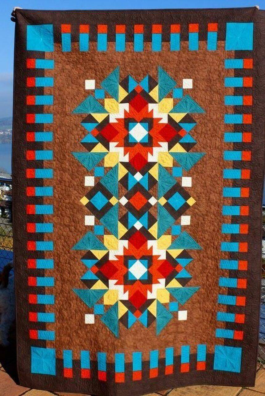 Native American Cla1110398Q Quilt Blanket and Home Decor